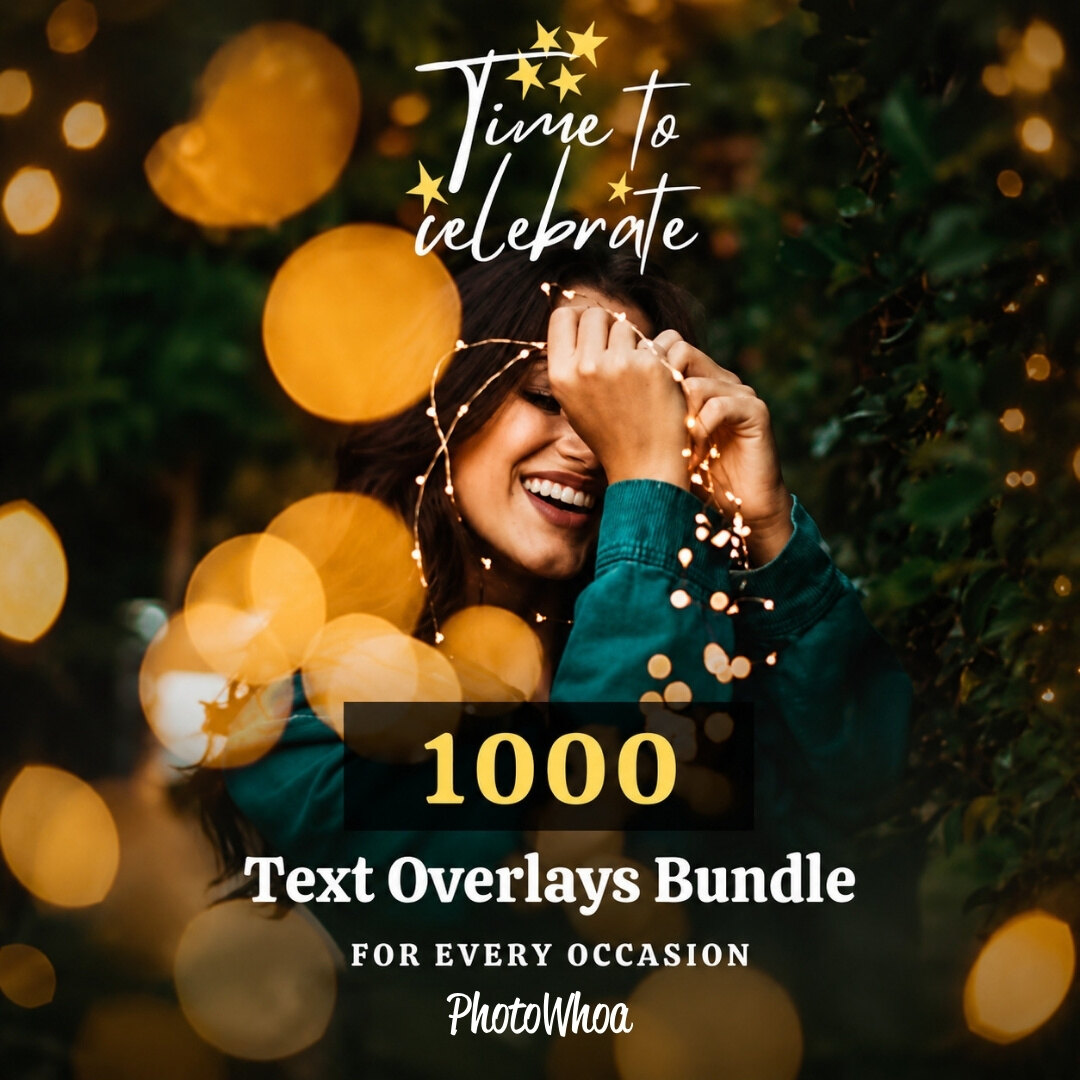 1.000 Text Overlays for Photoshop